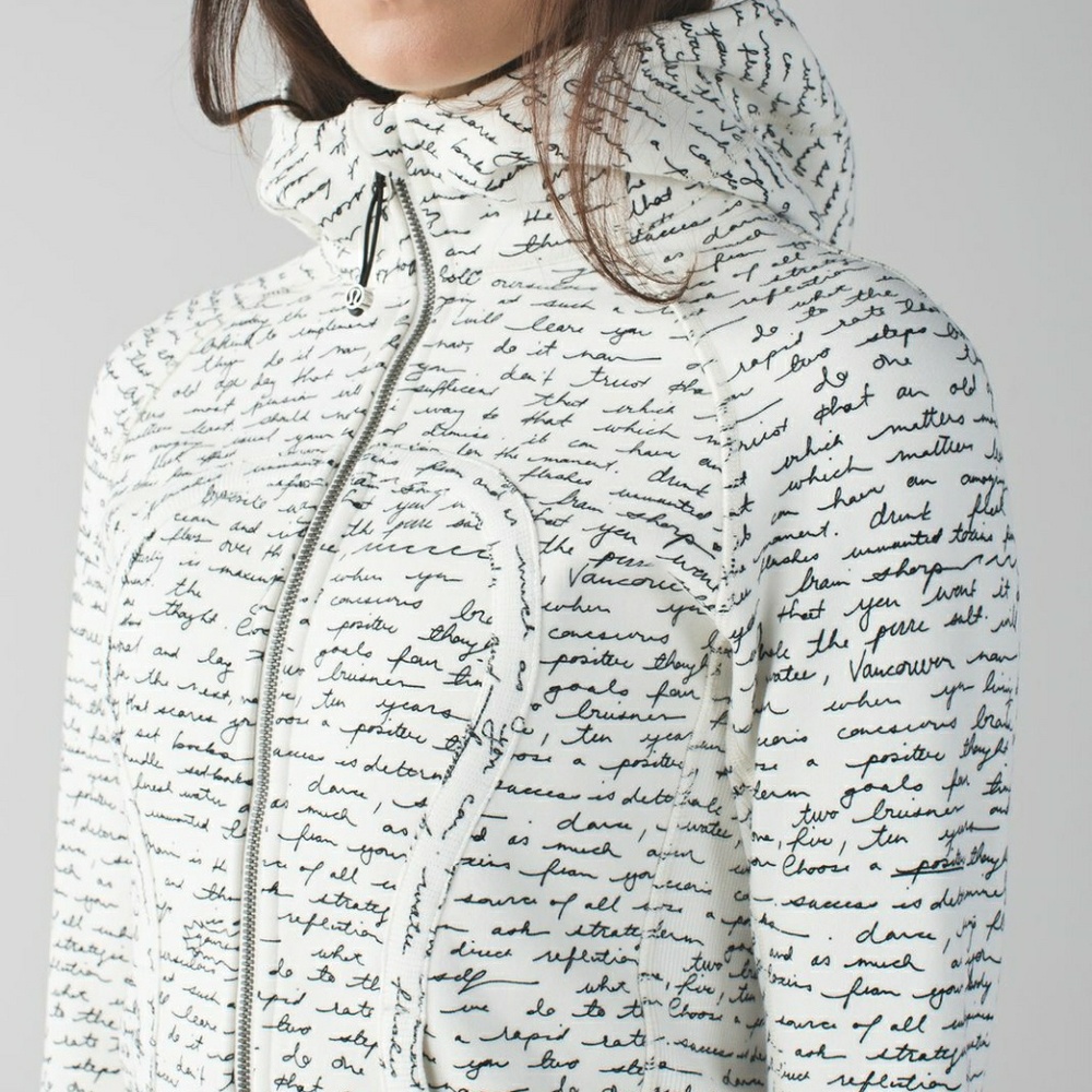 Lululemon Scuba Hoodie II - Manifesto Script Ghost